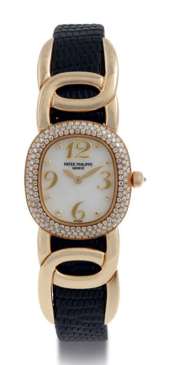 Patek Philippe Golden Ellipse 4831 22.5mm Diamond Mother-of-pearl