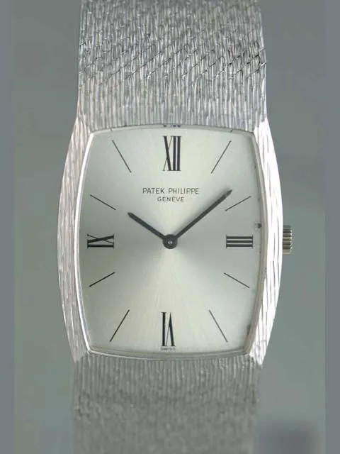 Patek Philippe Gondolo 3528/3 26mm White gold Silver