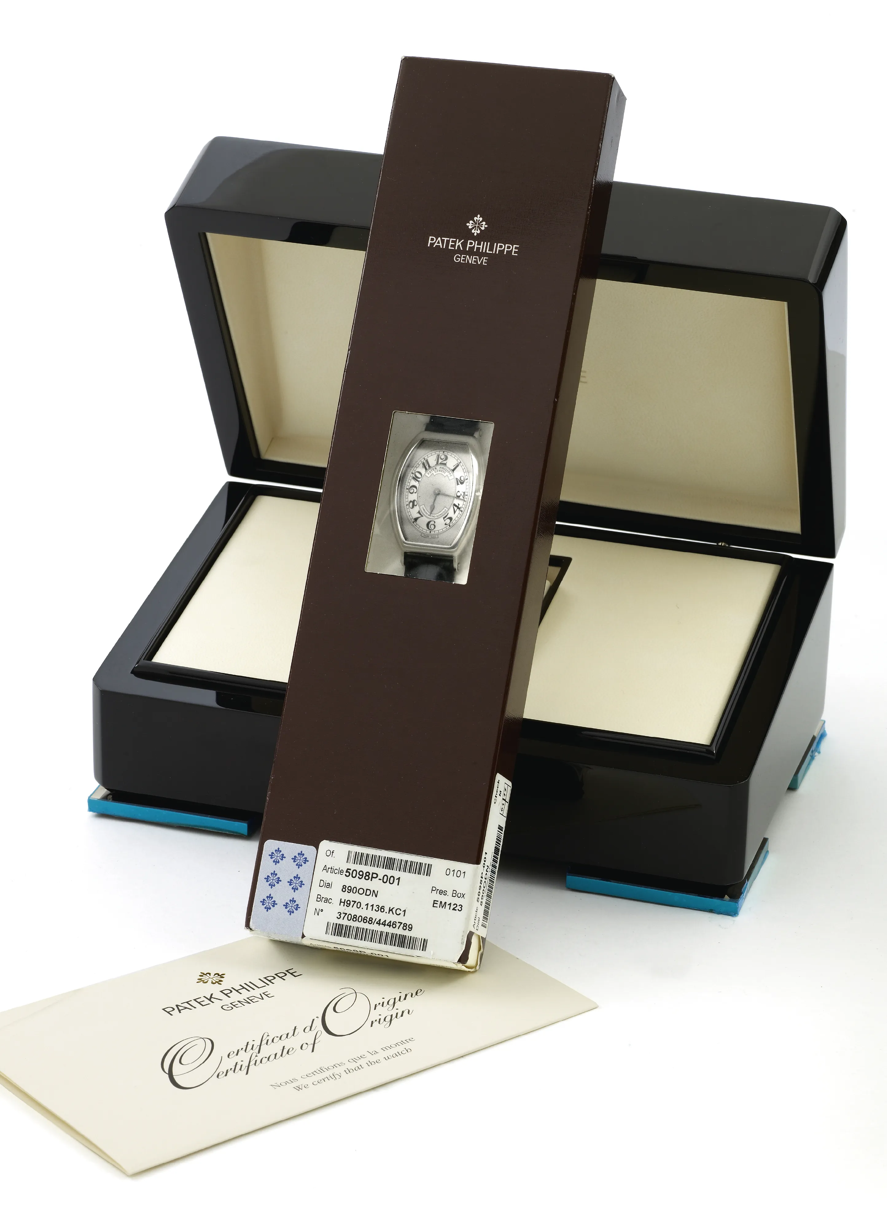 Patek Philippe Gondolo 5098 32mm Platinum Silver