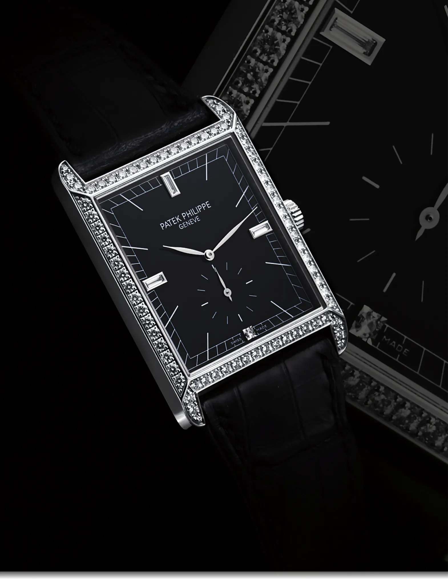 Patek Philippe Gondolo 5112 30mm White gold Black