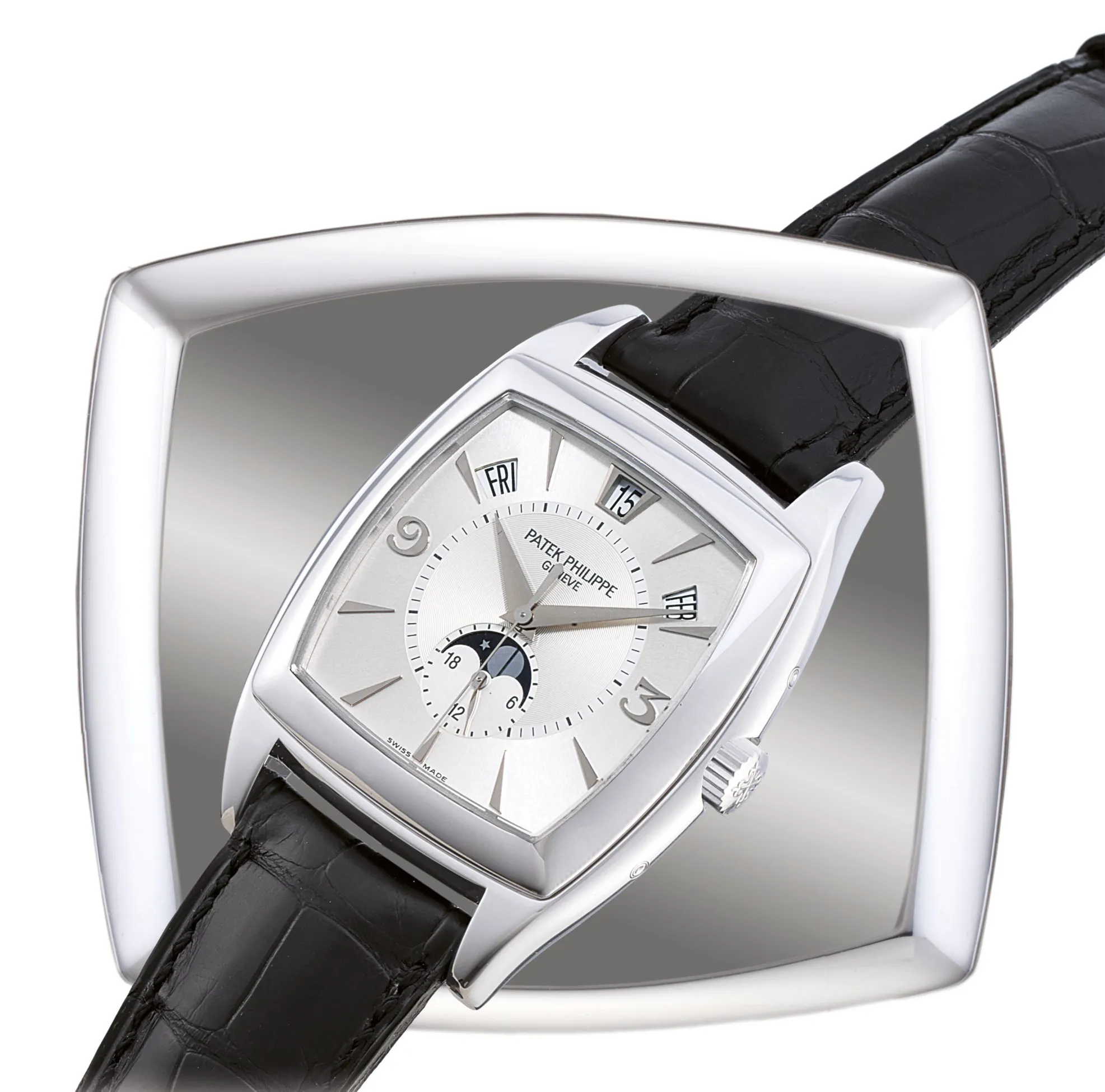 Patek Philippe Gondolo 5135G 38mm White gold Silvery grey