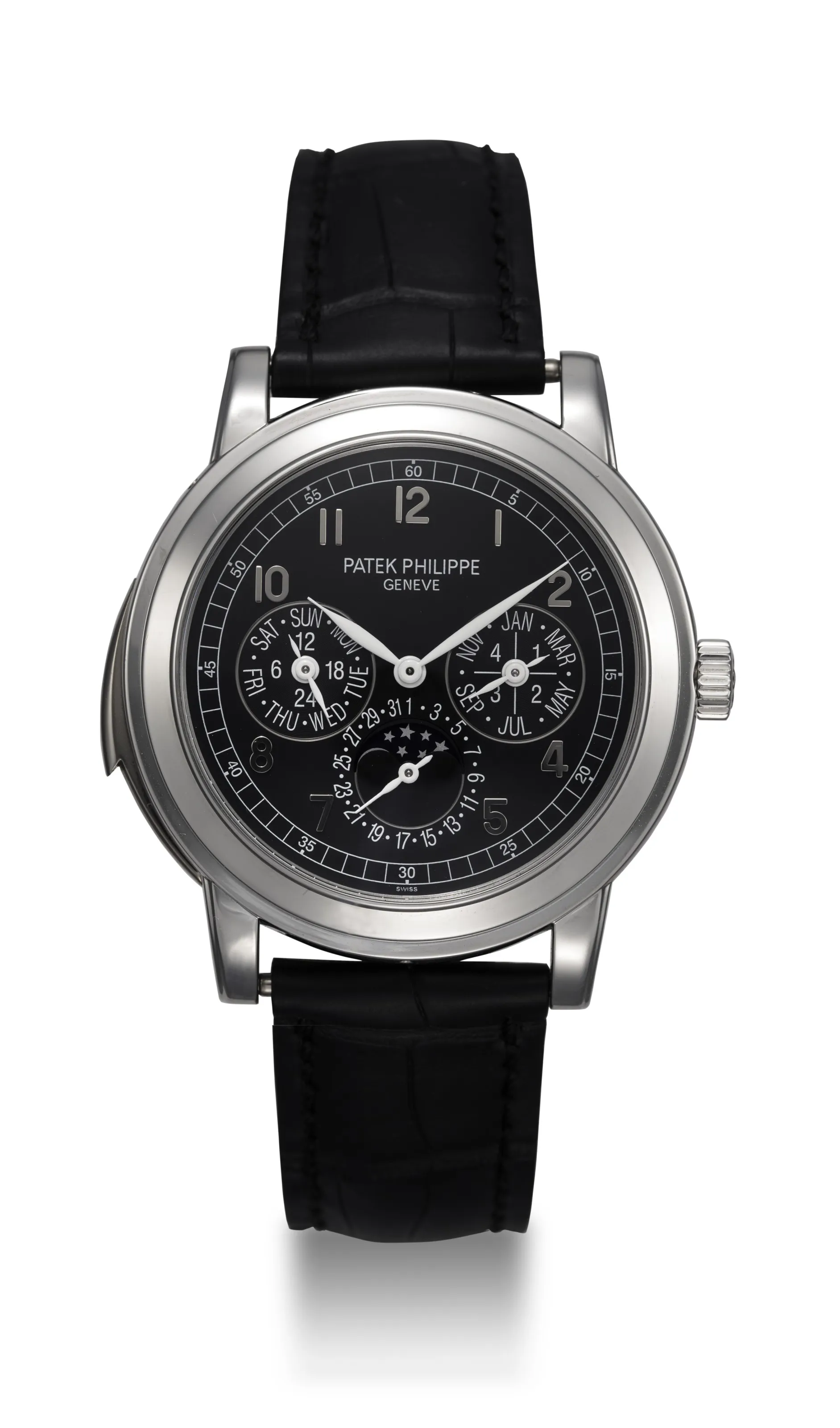 Patek Philippe Minute Repeater Perpetual Calendar 5074P 42mm Platinum Black 2