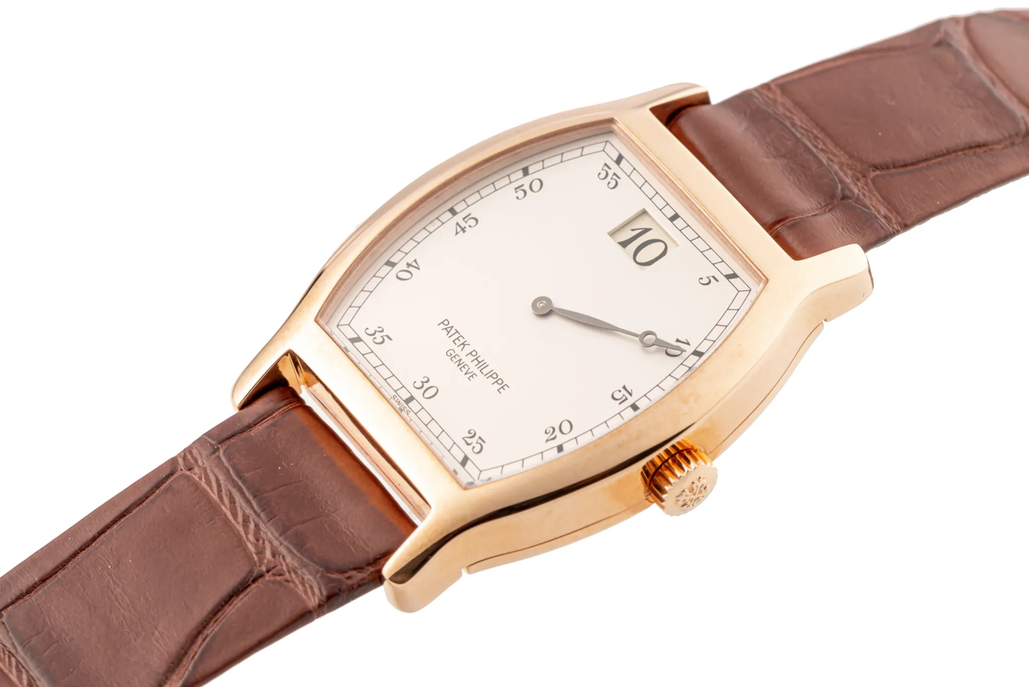 Patek Philippe JUMP HOUR 3969 28mm Rose gold White 2