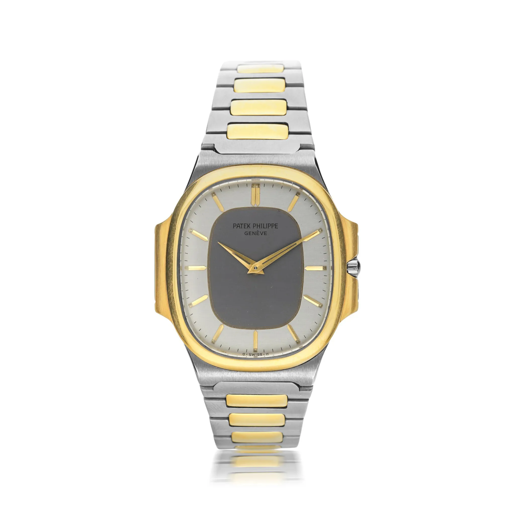 Patek Philippe Nautilus 3770 35mm Yellow gold and Stainless steel Silver