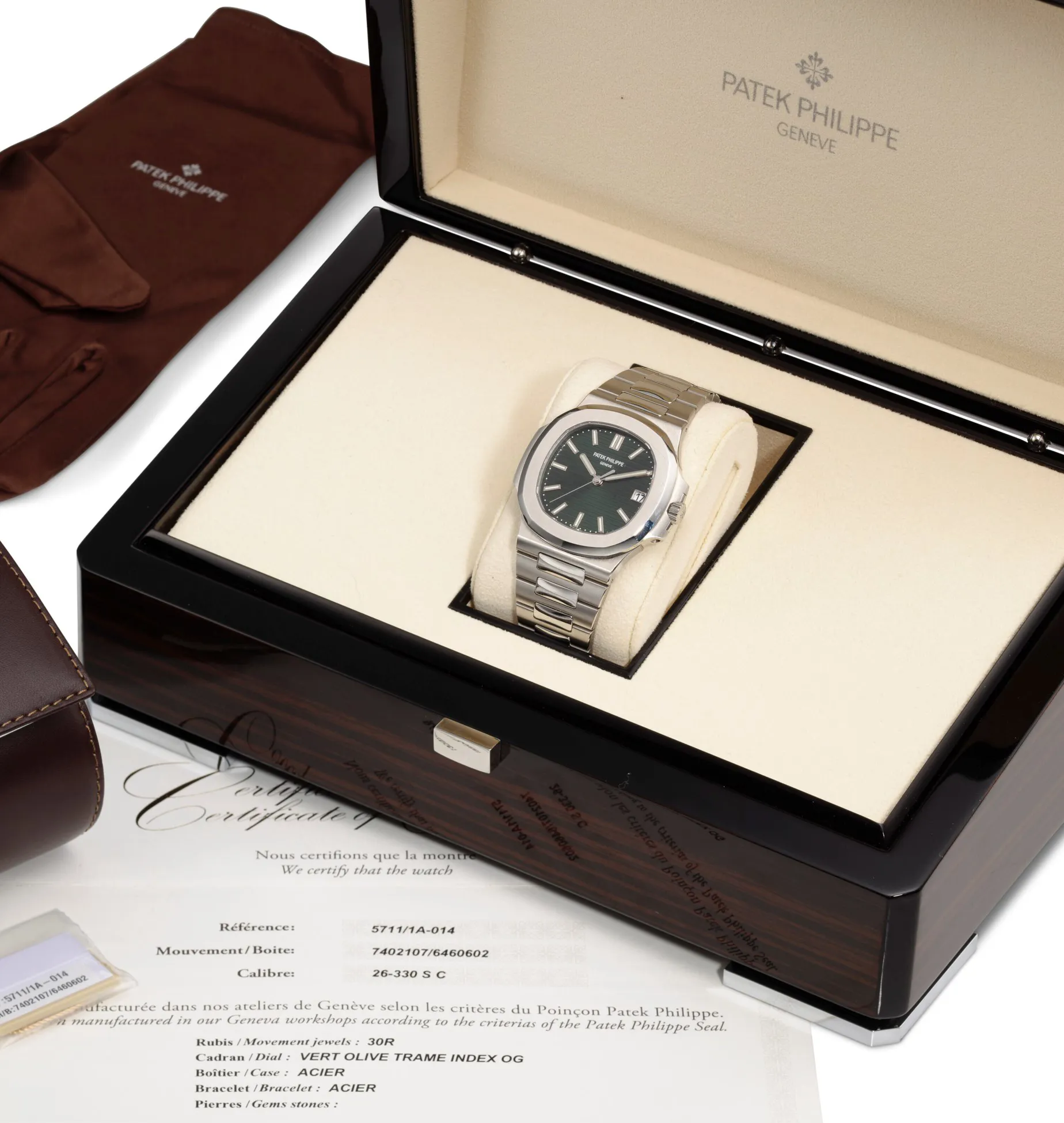 Patek Philippe Nautilus 5711/1A-014 40mm Stainless steel Green 3