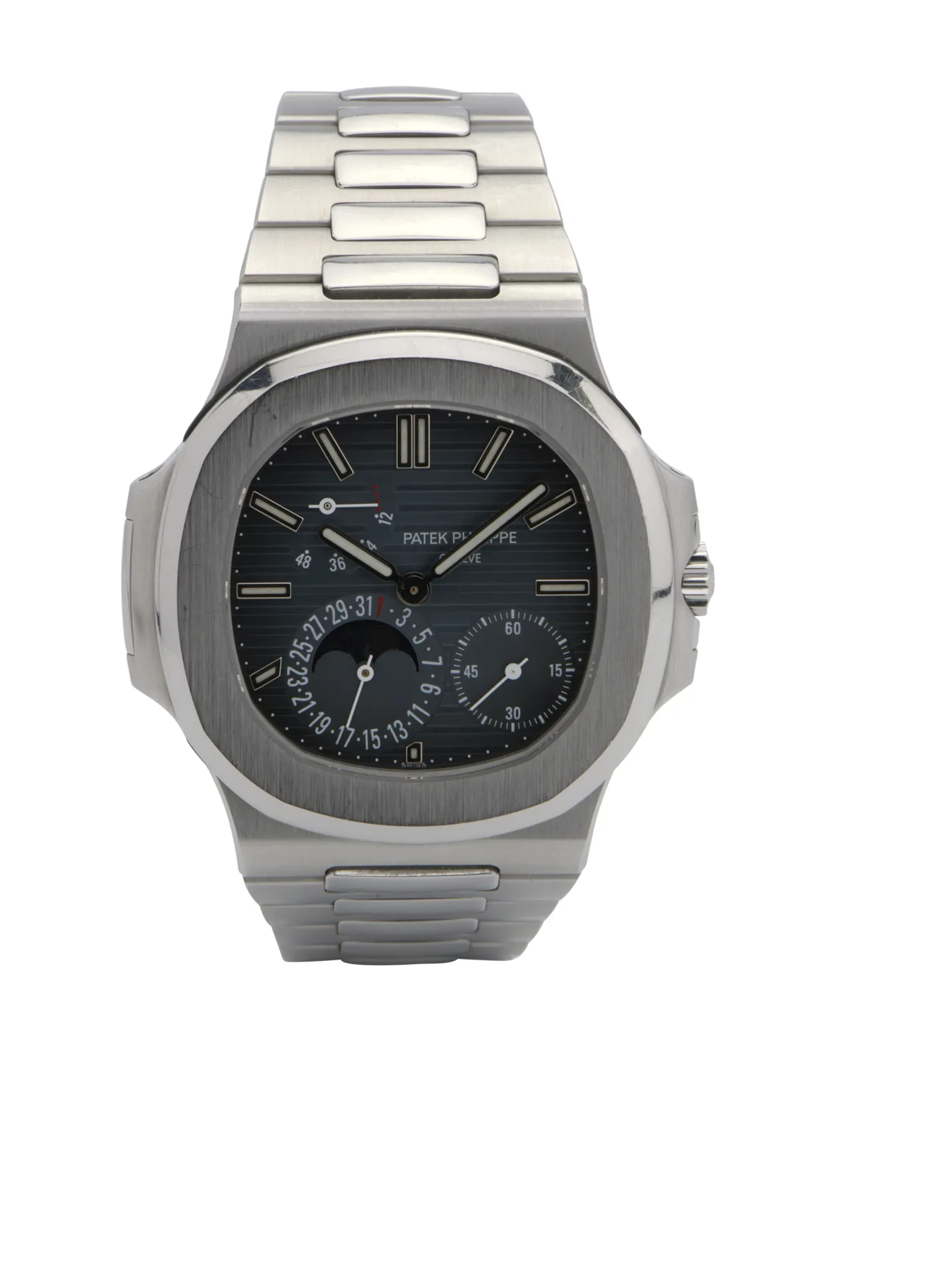 Patek Philippe Nautilus Moonphase 5712/1A-001 40mm Stainless steel Blue