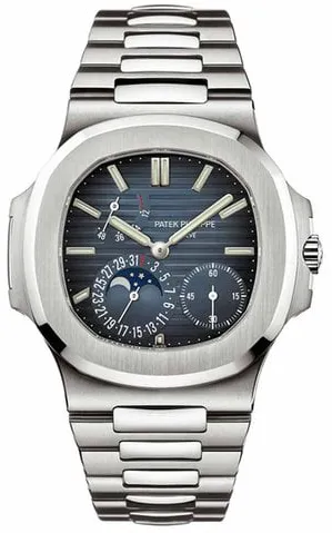 Patek Philippe Nautilus Moonphase 5712/1A-001 40mm Stainless steel Blue