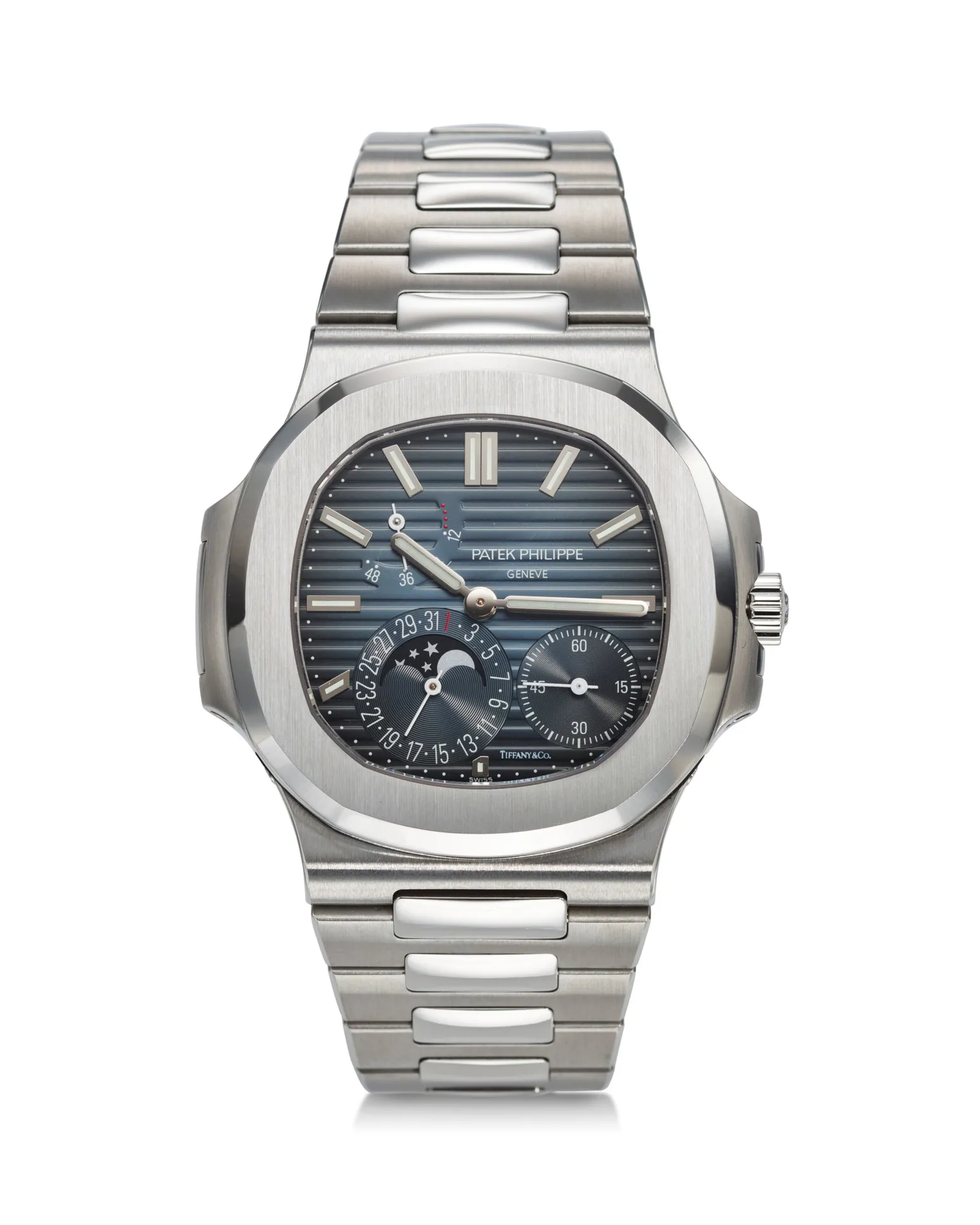 Patek Philippe Nautilus Moonphase 5712/1A-001 40mm Stainless steel Blue