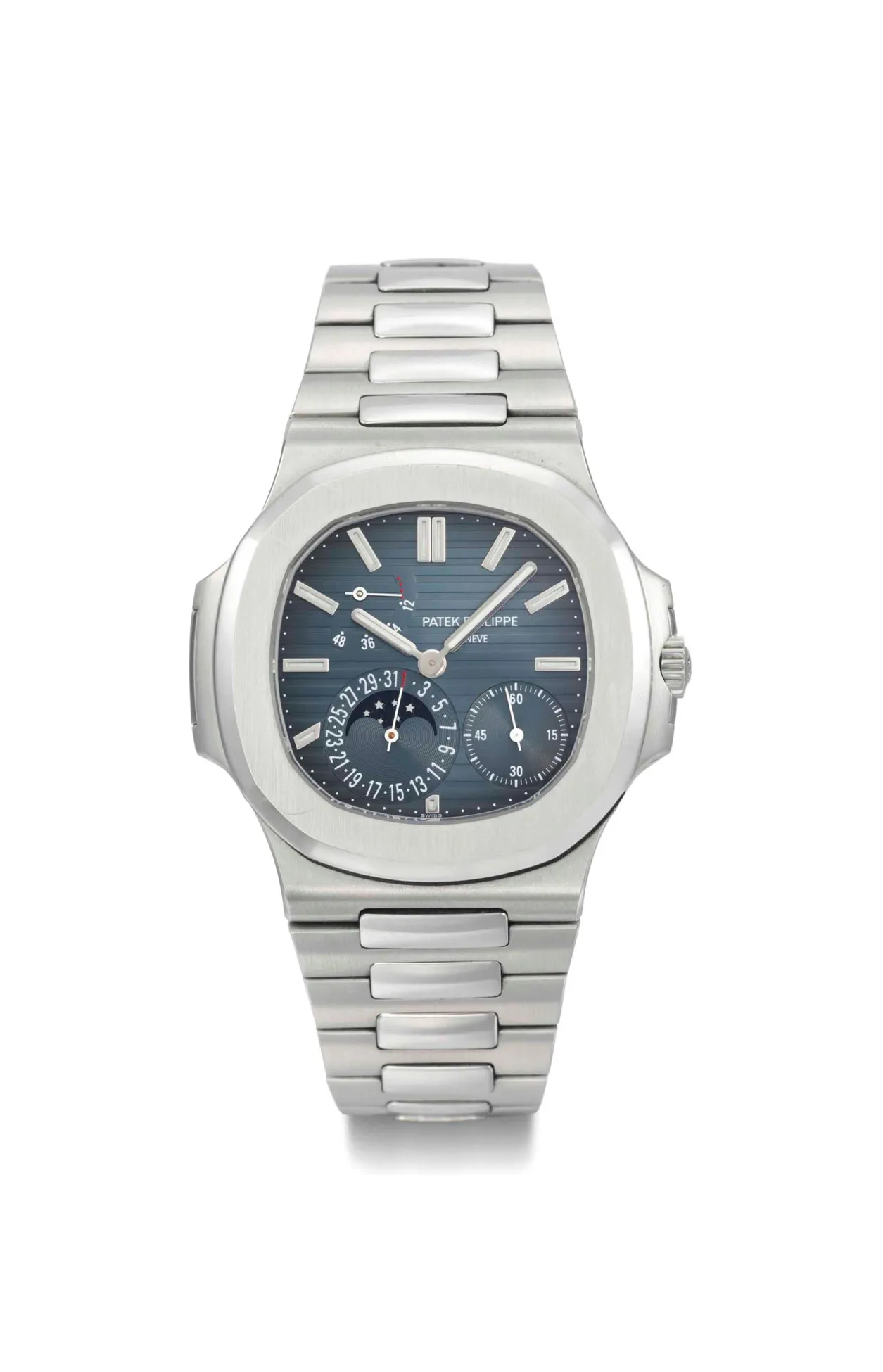 Patek Philippe Nautilus 5712/1A 43mm Stainless steel blue ribbed