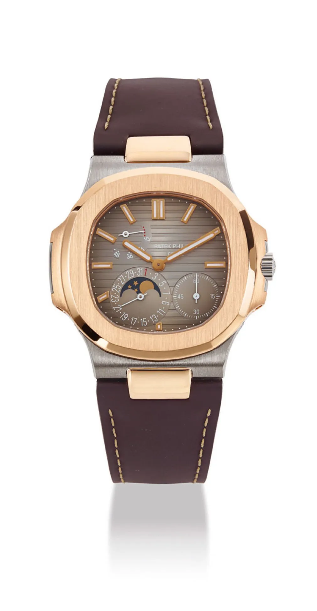 Patek Philippe Nautilus 5712GR 42mm Rose gold and White gold Black