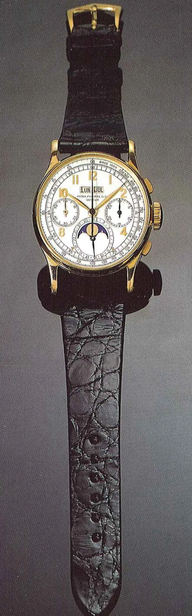 Patek Philippe Perpetual Calendar Chronograph 1518 35mm Yellow gold Silver