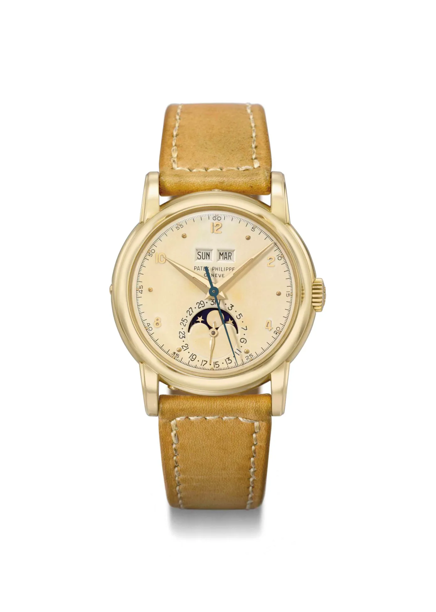 Patek Philippe Perpetual Calendar 2438/1 37mm Yellow gold Silver