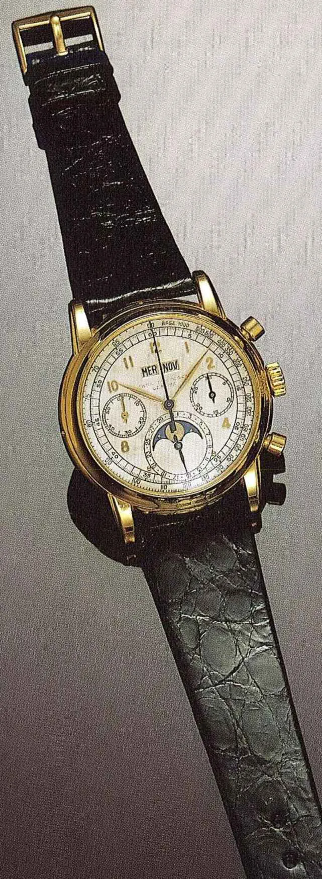 Patek Philippe Perpetual Calendar Chronograph 2499 37mm Yellow gold Silver