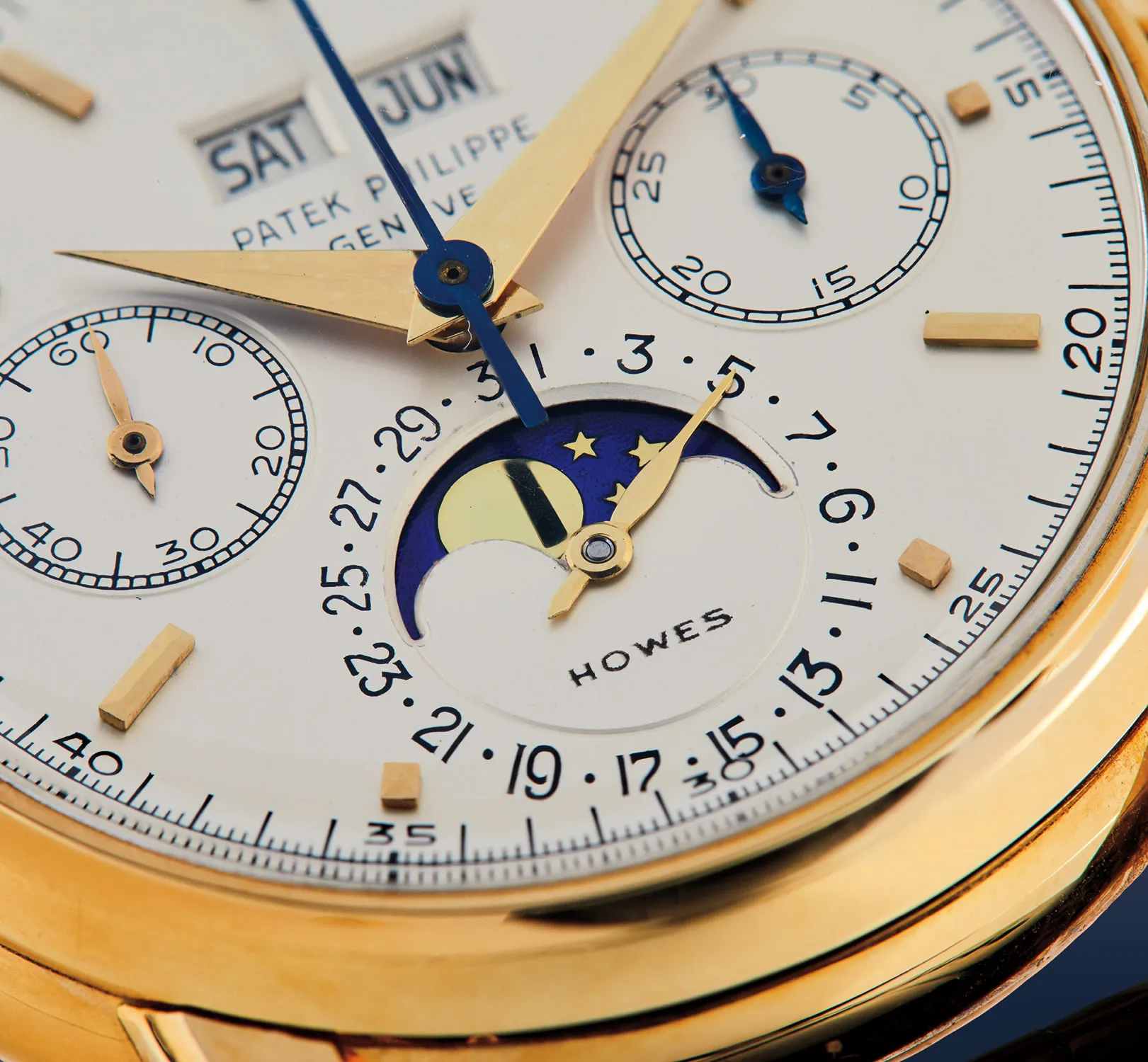 Patek Philippe Perpetual Calendar Chronograph 2499 37.5mm Yellow gold Silver 3