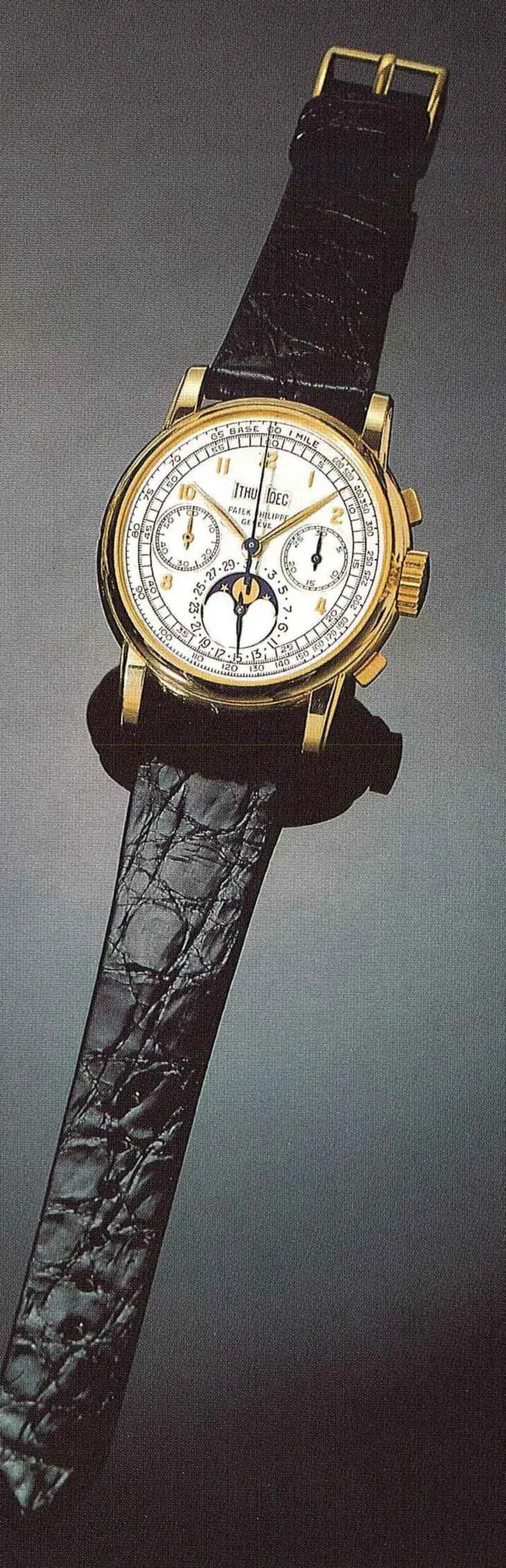 Patek Philippe Perpetual Calendar Chronograph 2499 37mm Yellow gold Silver