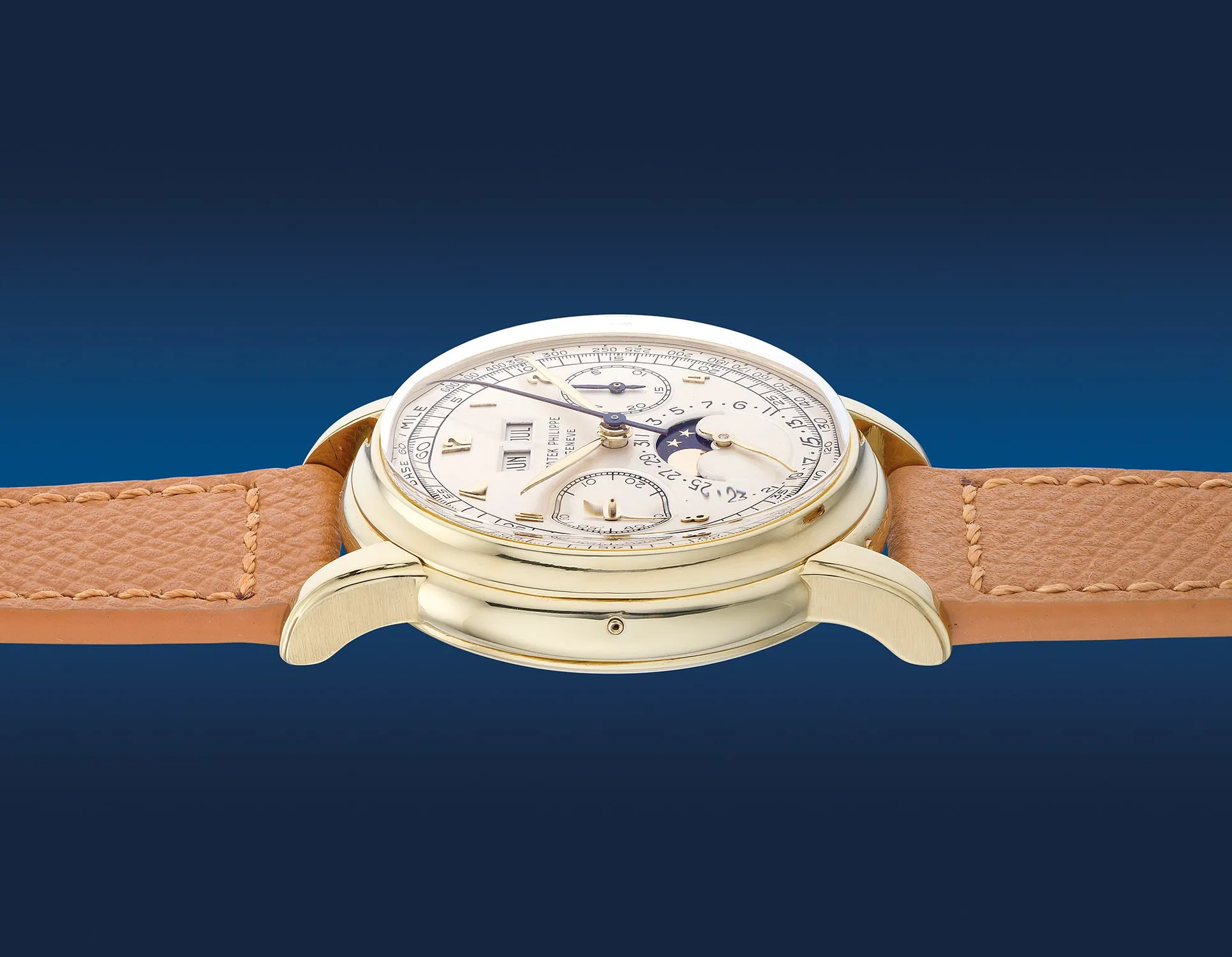 Patek Philippe Perpetual Calendar Chronograph 2499 37.5mm Yellow gold White 10