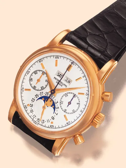 Patek Philippe Perpetual Calendar Chronograph 2499 38mm Yellow gold Silver