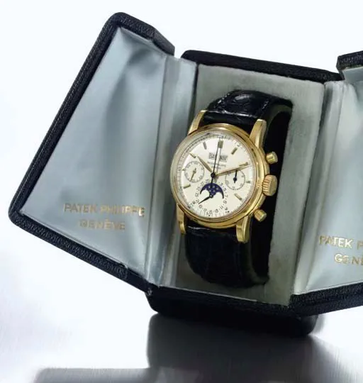 Patek Philippe Perpetual Calendar Chronograph 2499 38mm Yellow gold Silver