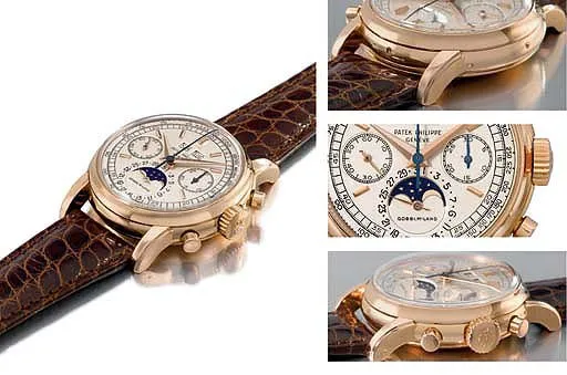 Patek Philippe Perpetual Calendar Chronograph 2499 36mm Rose gold Silver