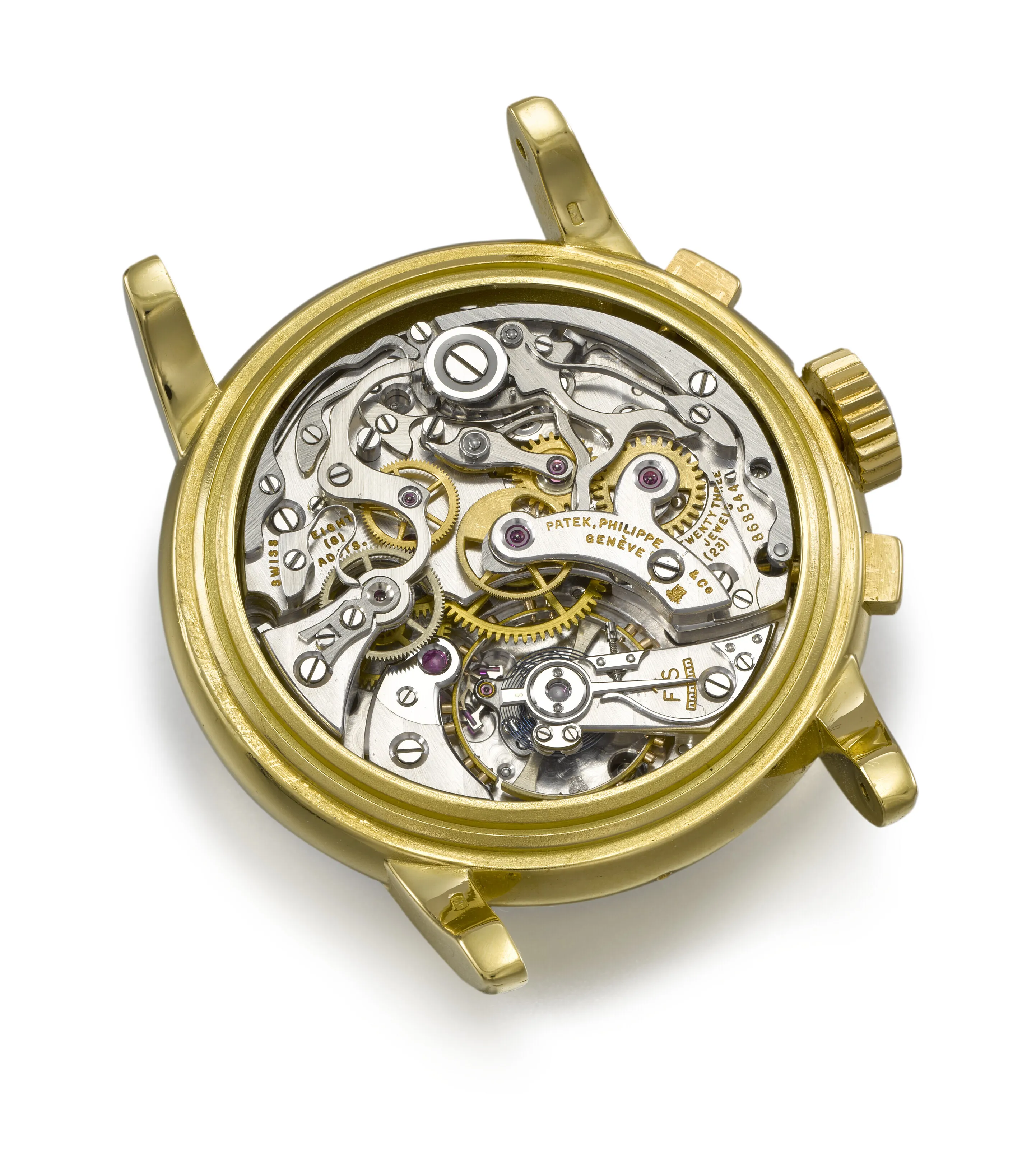 Patek Philippe Perpetual Calendar Chronograph 2499 37.6mm Yellow gold Silver 5