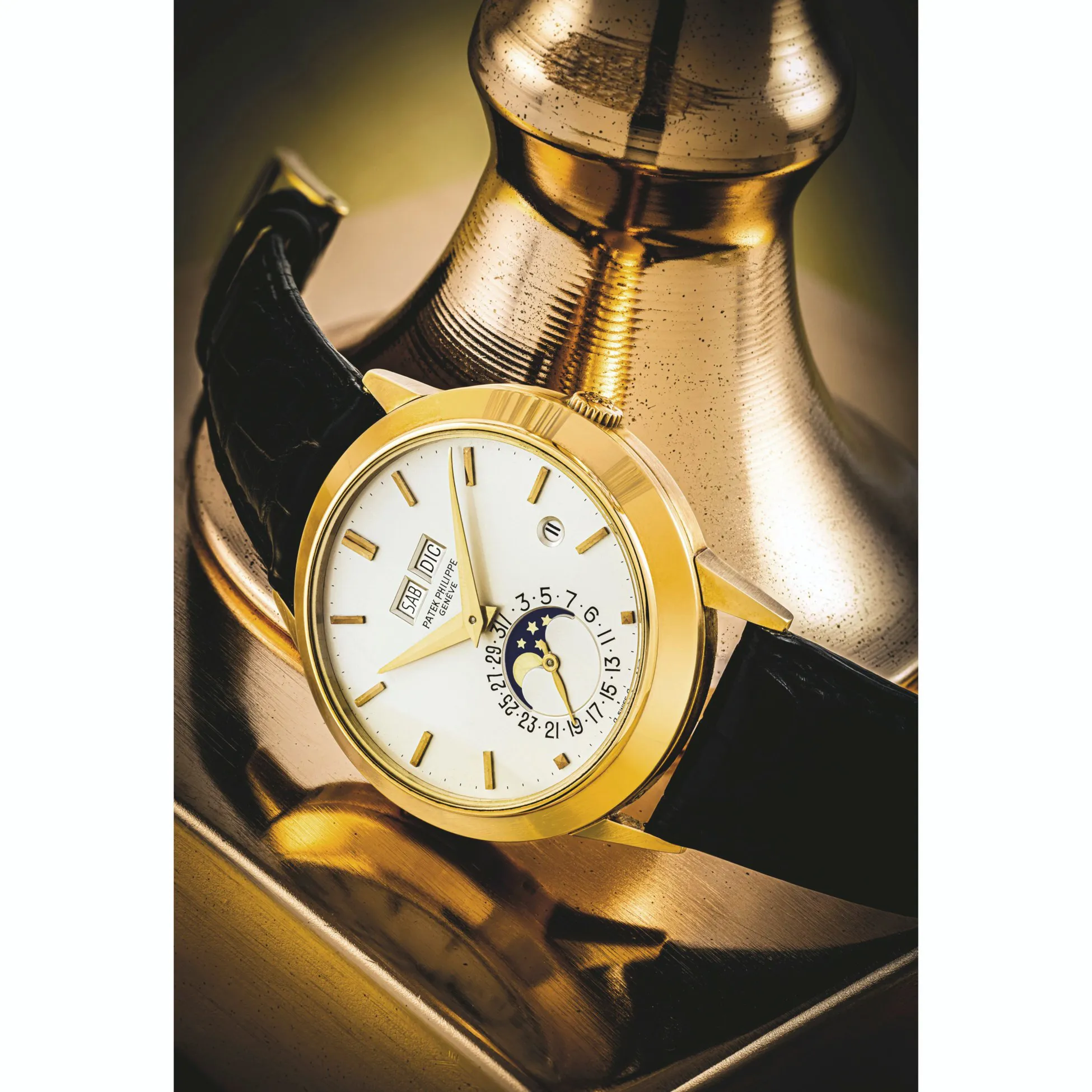 Patek Philippe Grand Complications 3450 37mm Yellow gold Silver