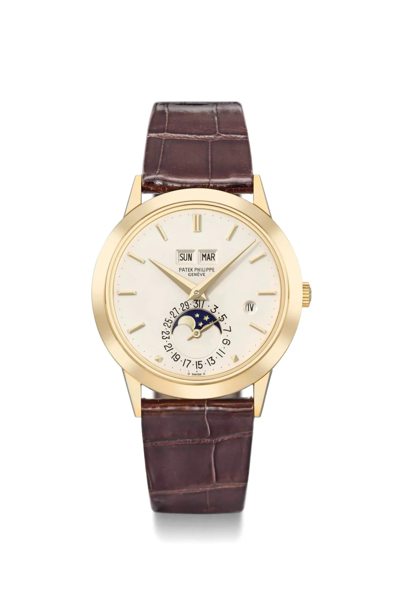 Patek Philippe Grand Complications 3450 38mm Yellow gold Silver