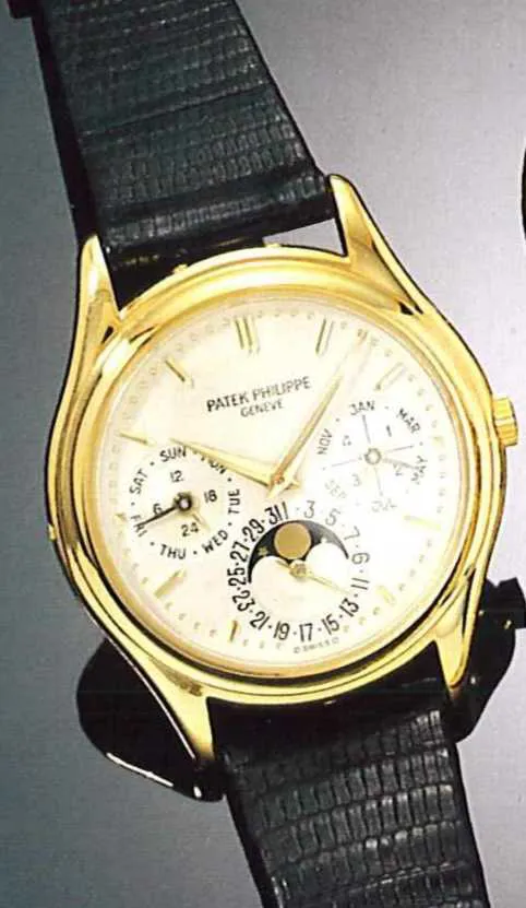 Patek Philippe Perpetual Calendar 3940 36mm Yellow gold Silver