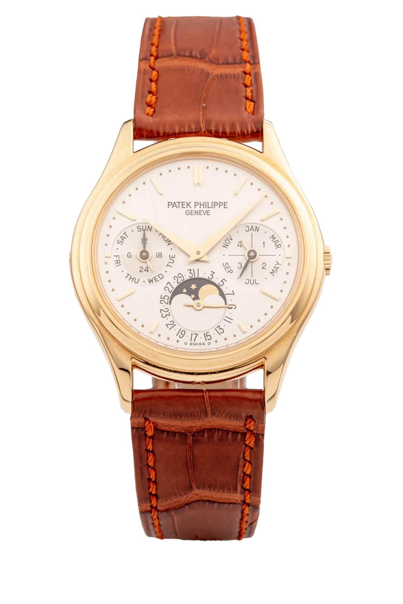 Patek Philippe Perpetual Calendar 3940J 36mm Yellow gold Silver