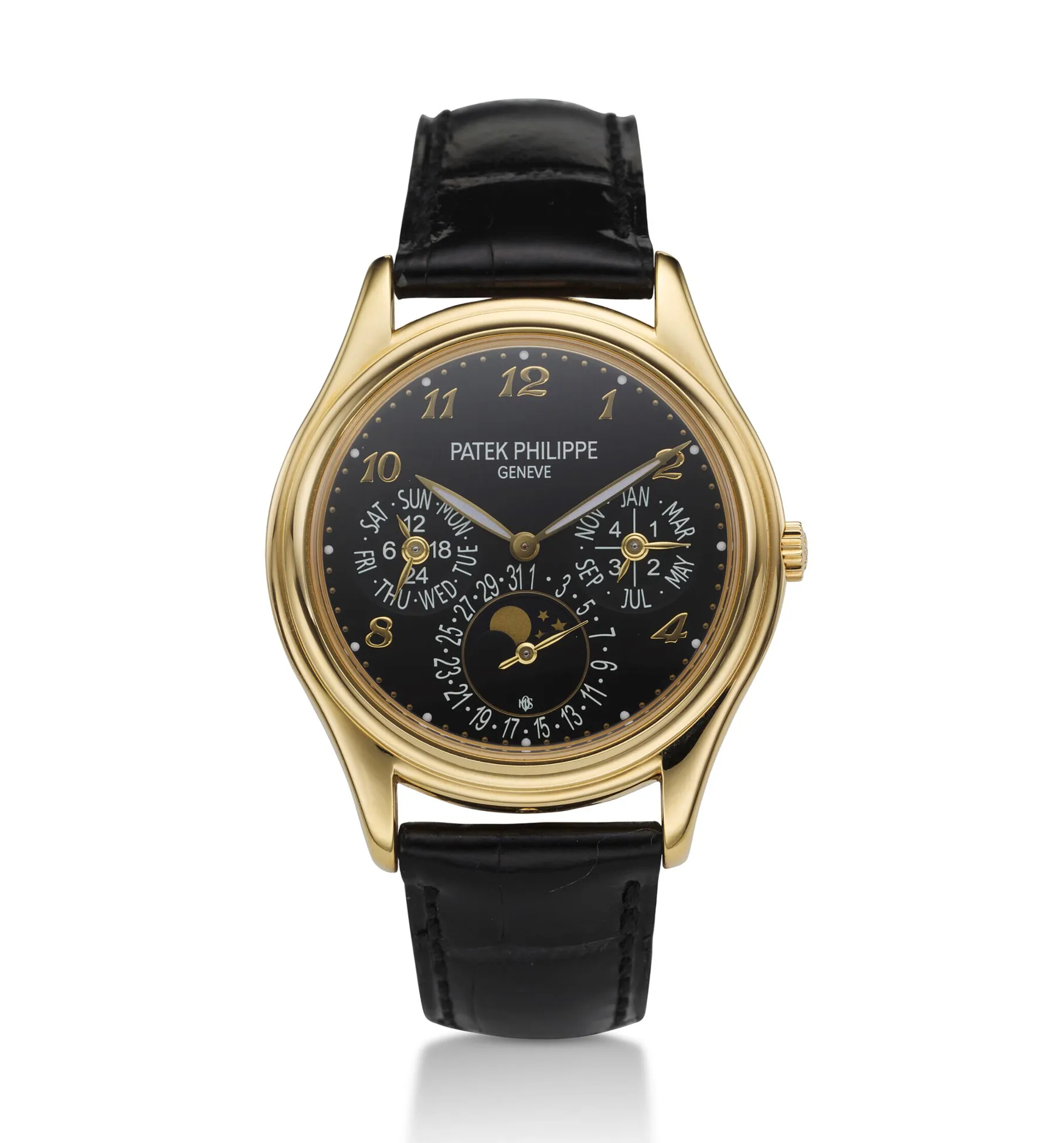 Patek Philippe Perpetual Calendar 3940J 36mm Yellow gold Black