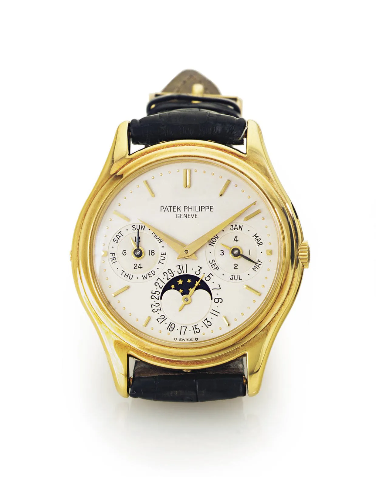 Patek Philippe Perpetual Calendar 3941 36mm Yellow gold Silver