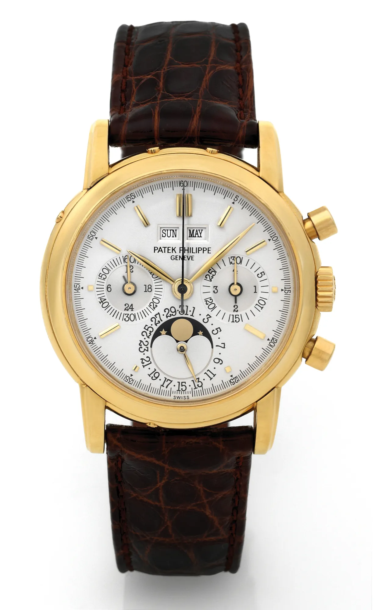 Patek Philippe 3971 36mm Yellow gold Silver