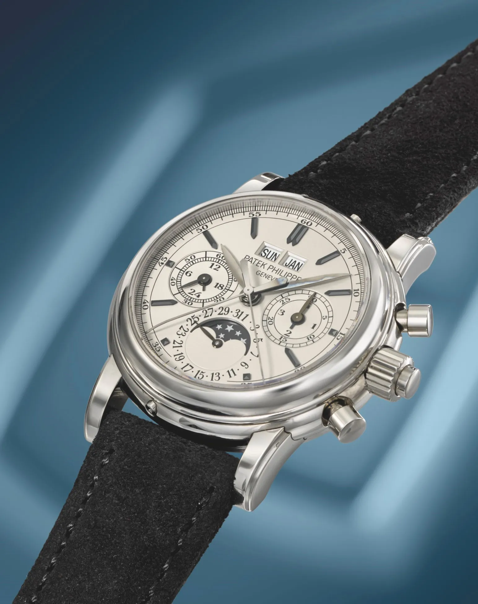 Patek Philippe Perpetual Calendar Split-Seconds Chronograph 5004A 36.5mm Stainless steel Silvered 1