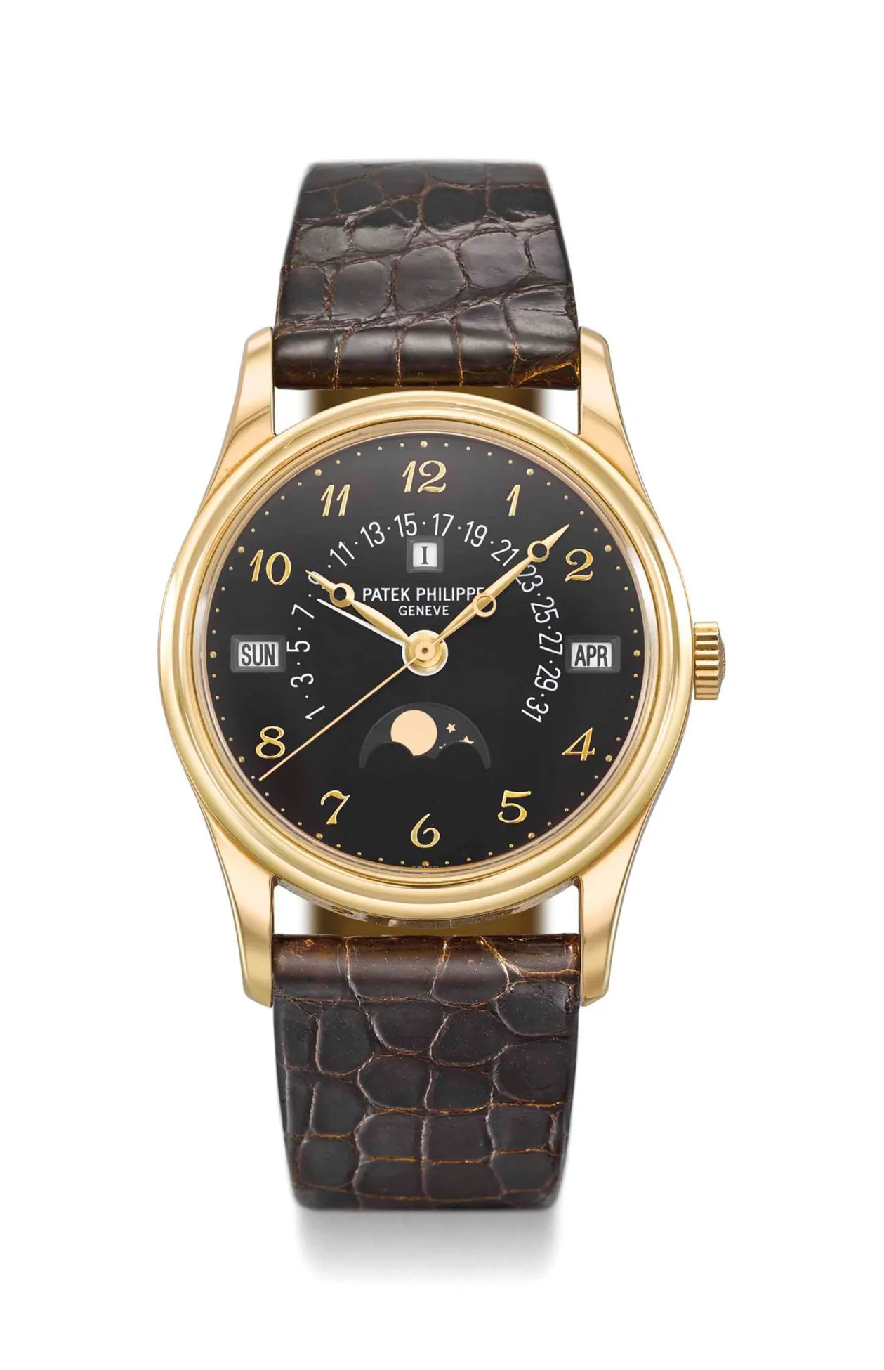 Patek Philippe Perpetual Calendar 5050J-024 35mm Yellow gold Black