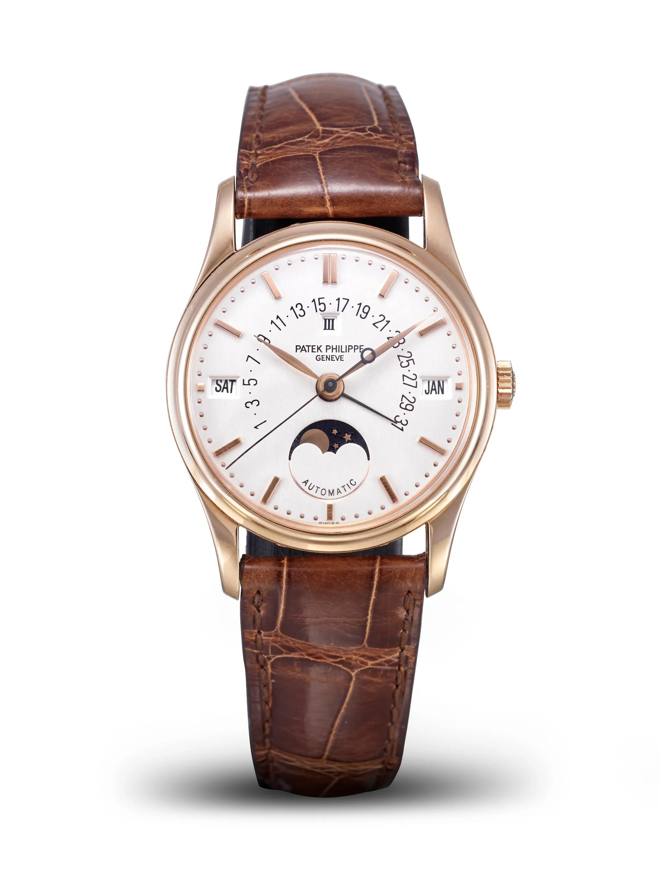 Patek Philippe Perpetual Calendar 5050R-012 35mm Rose gold Silver 3