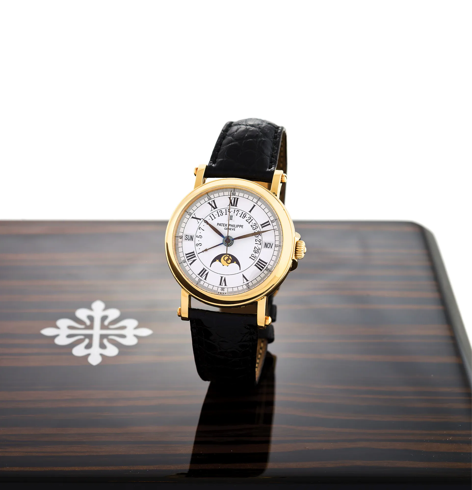 Patek Philippe Perpetual Calendar 5059J 36mm Yellow gold White