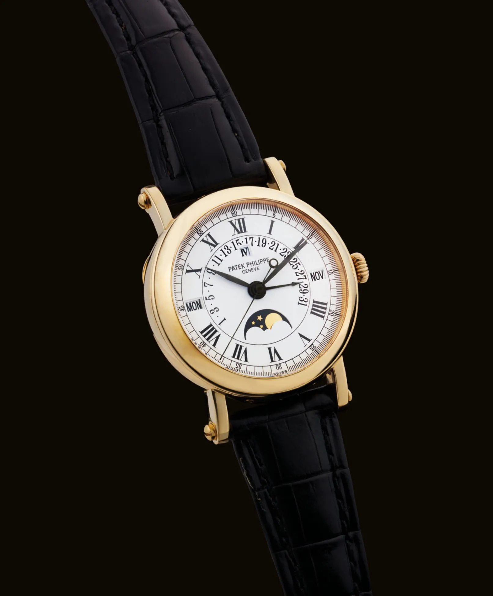 Patek Philippe Perpetual Calendar 5059J 36mm Yellow gold White