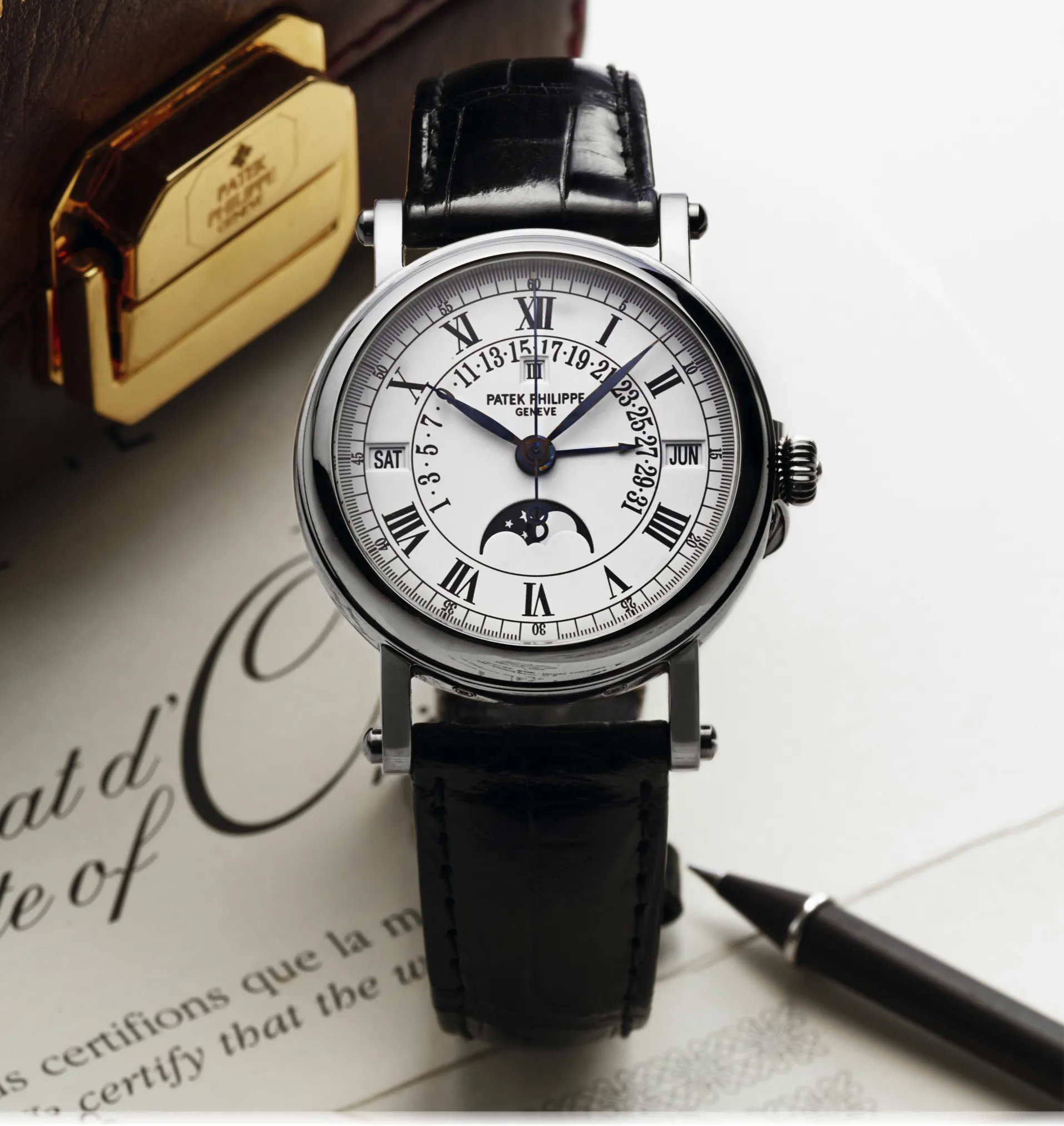 Patek Philippe Perpetual Calendar 5059P 36mm Platinum White