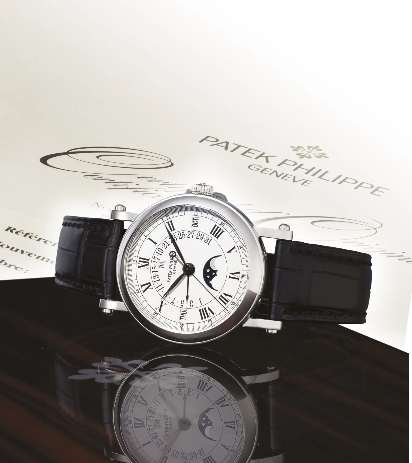 Patek Philippe Perpetual Calendar 5059P 36mm Platinum White