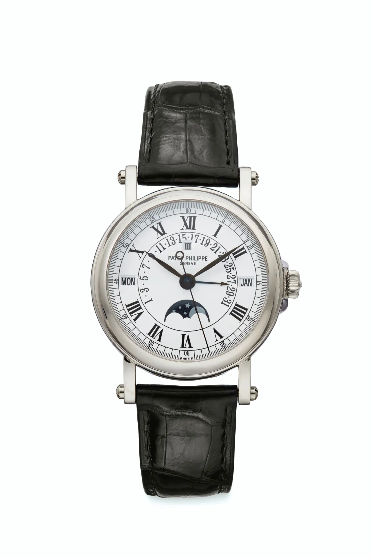 Patek Philippe Perpetual Calendar 5059P 36mm Platinum White