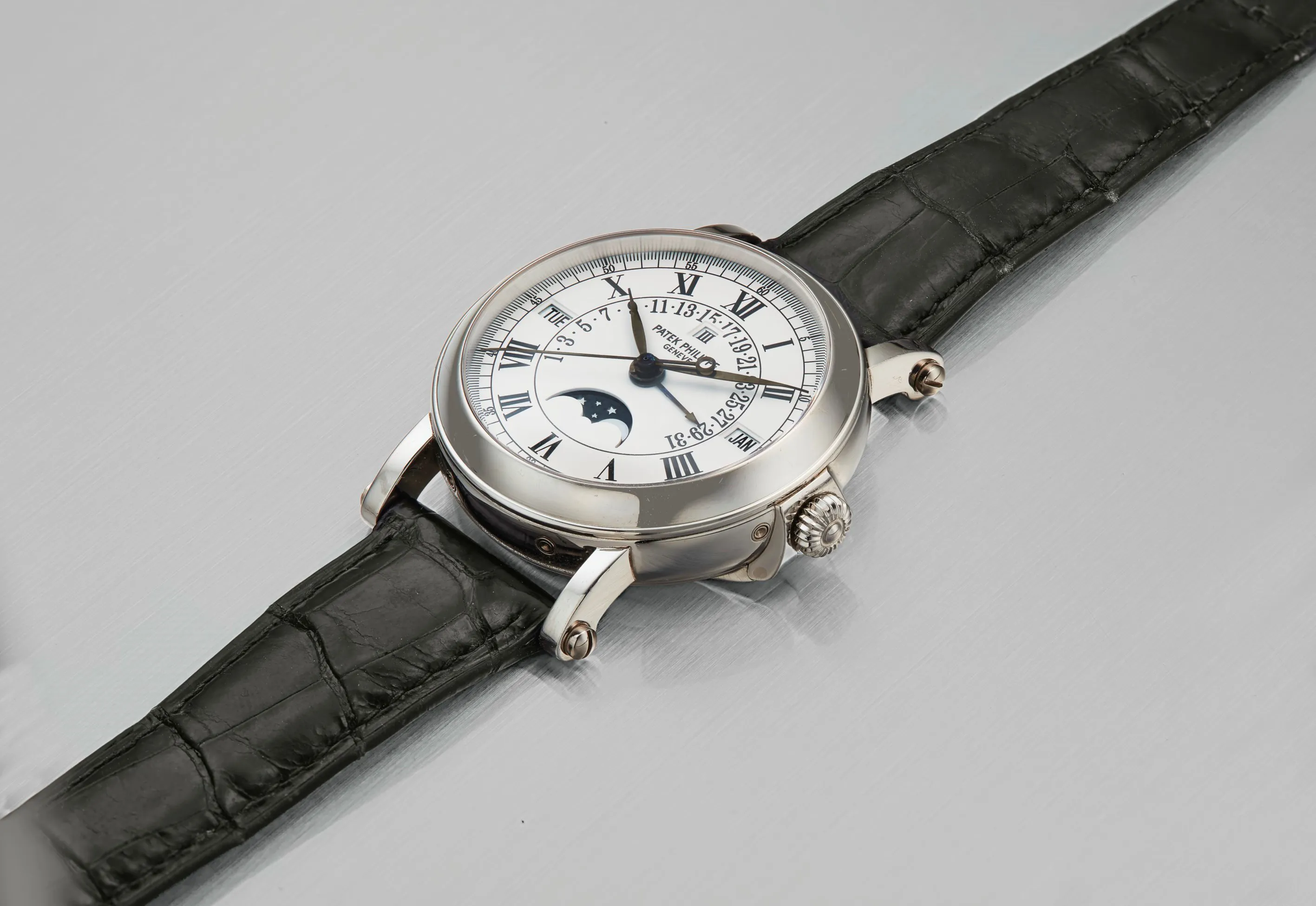 Patek Philippe Perpetual Calendar 5059P 36mm Platinum White 1