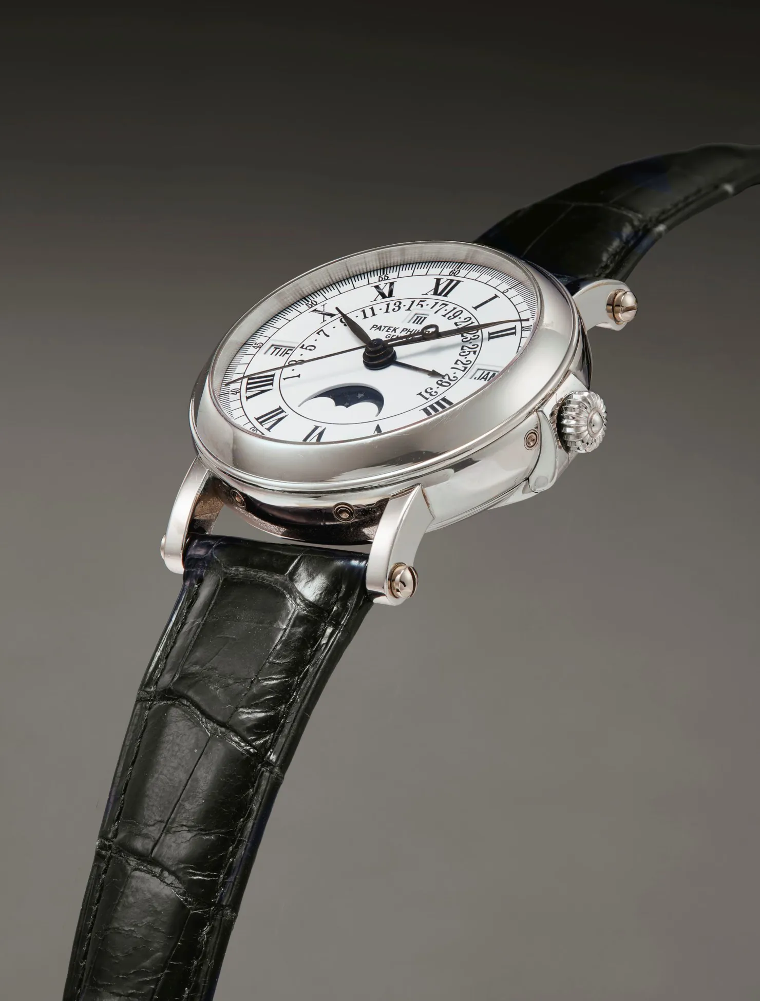 Patek Philippe Perpetual Calendar 5059P 36mm Platinum White 3