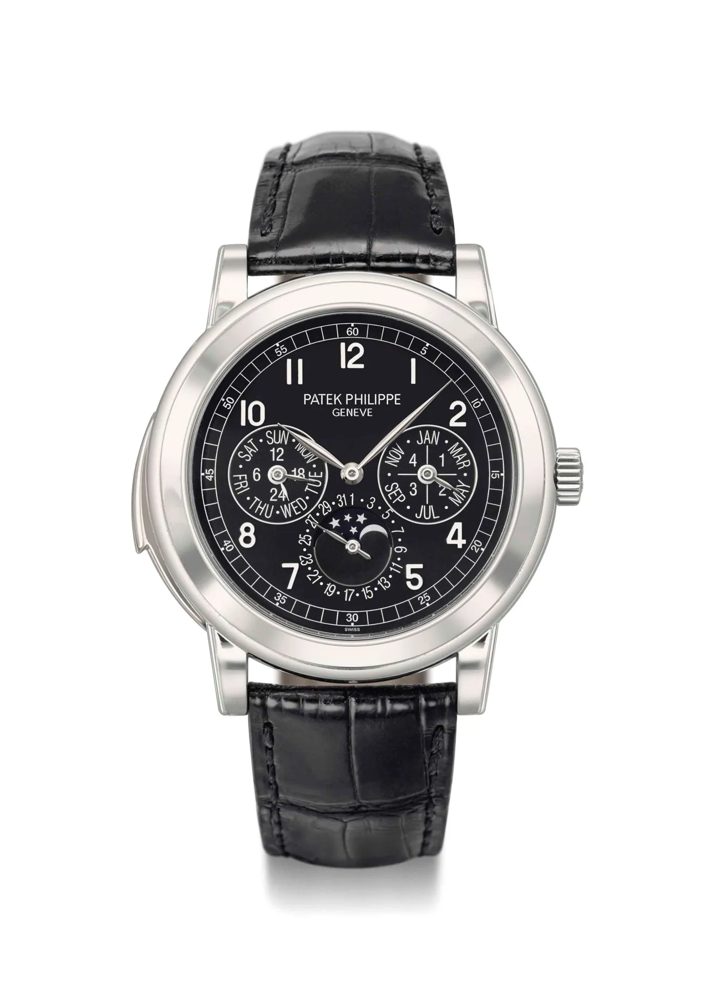 Patek Philippe Minute Repeater Perpetual Calendar 5074P 42mm Platinum Black matte