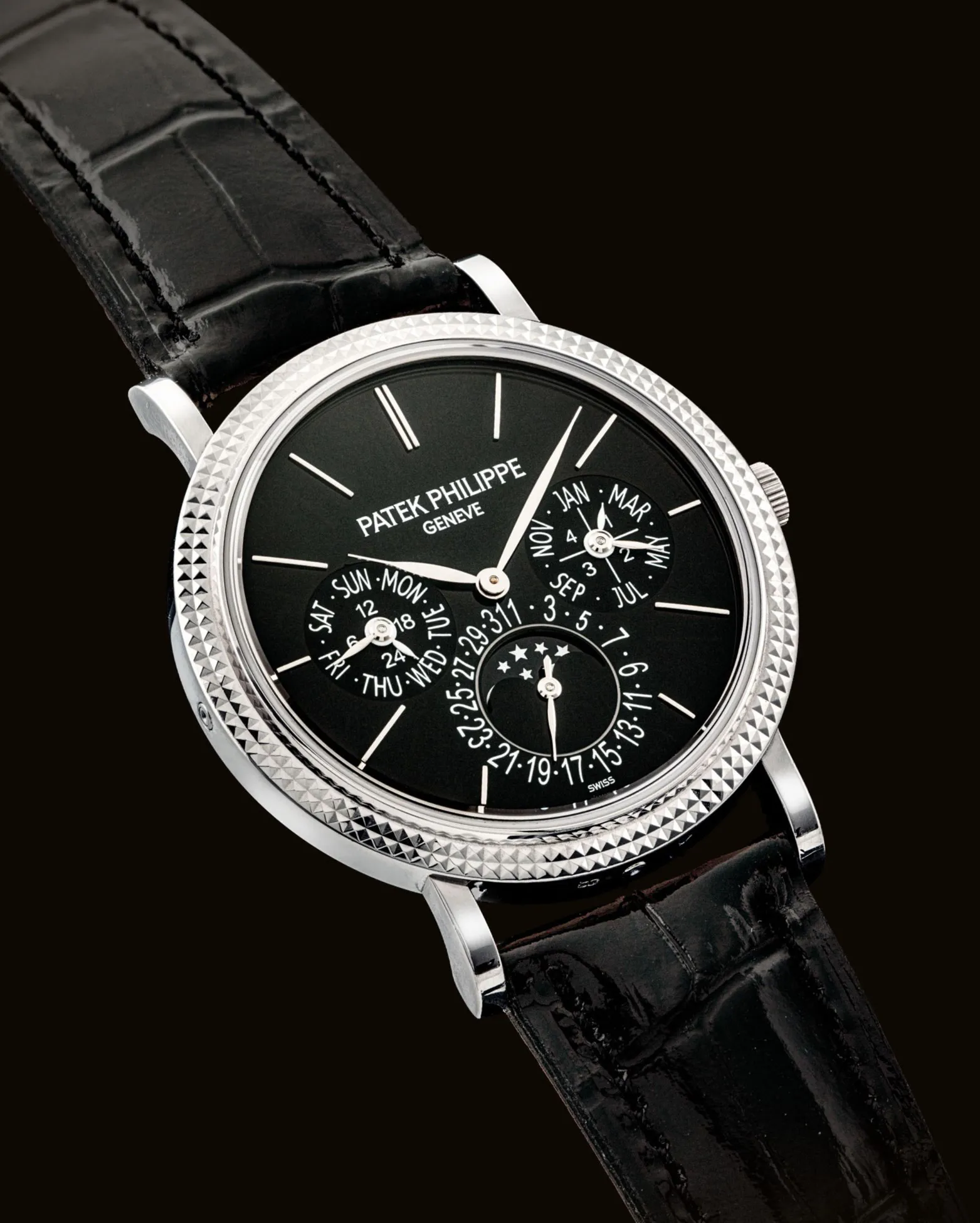 Patek Philippe Perpetual Calendar 5139G 38mm White gold Black