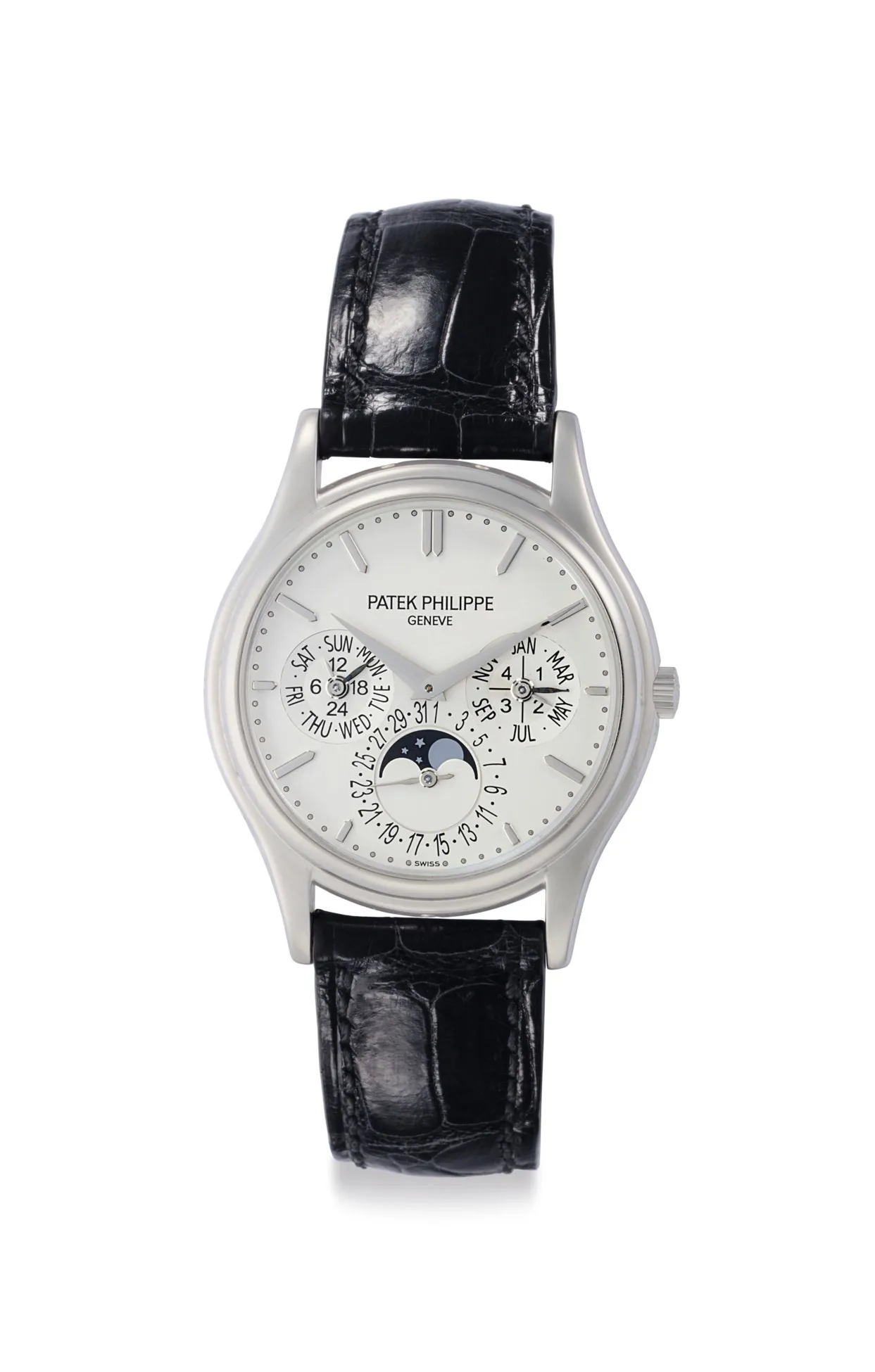 Patek Philippe Perpetual Calendar 5140G 37mm White gold Silvered