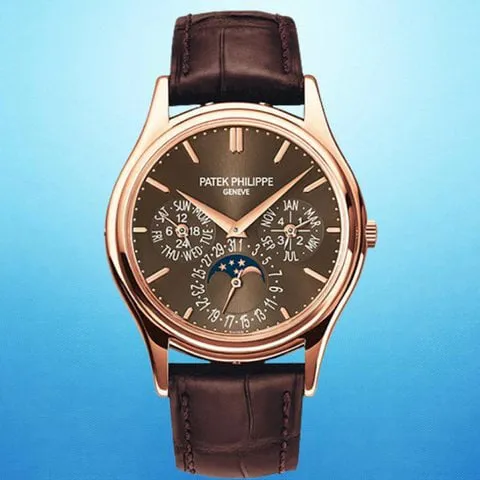 Patek Philippe Perpetual Calendar 5140R-001 37mm Rose gold Brown