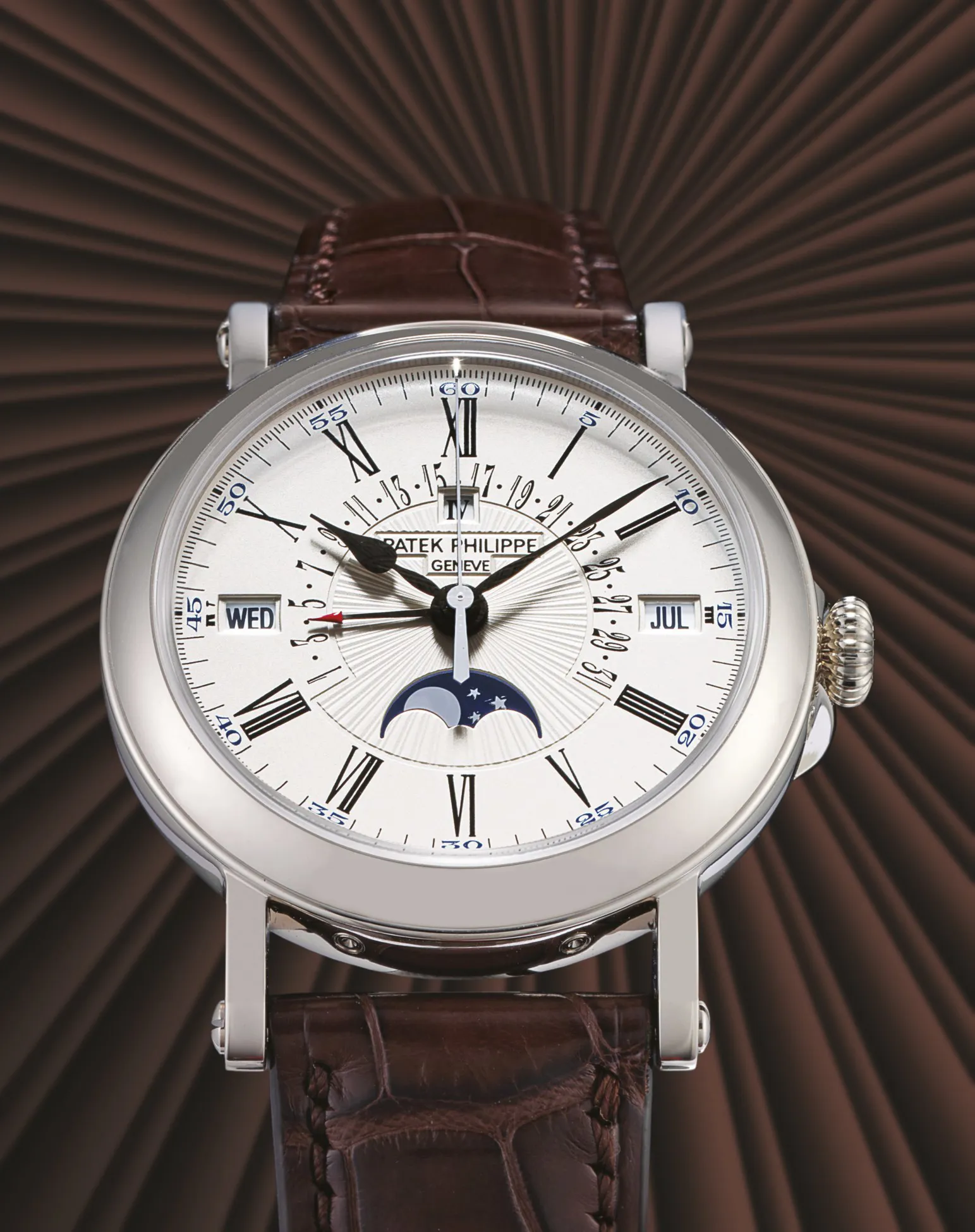 Patek Philippe Perpetual Calendar 5159G 38mm White gold Silvery