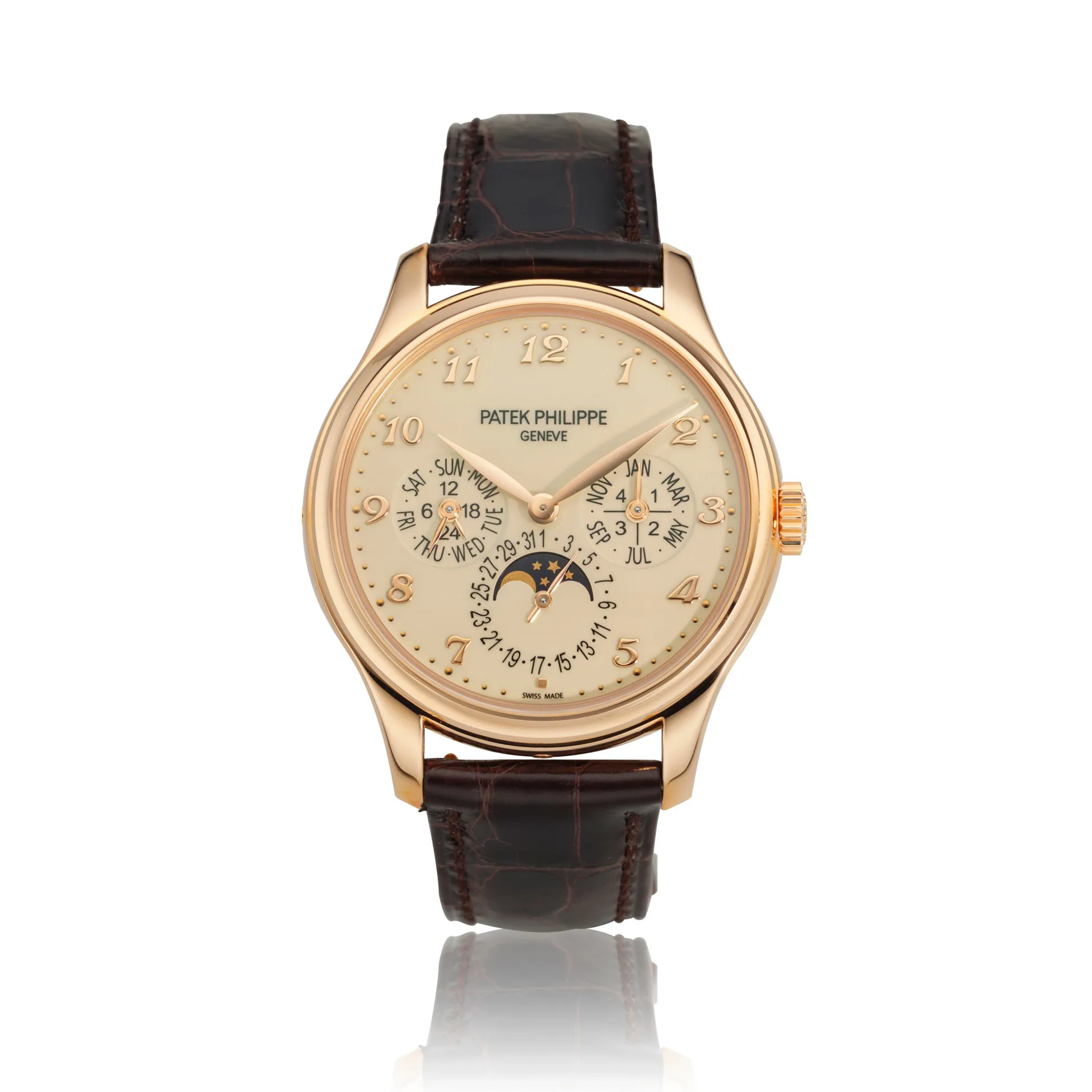 Patek Philippe Perpetual Calendar 5327R 39mm Rose gold Ivory