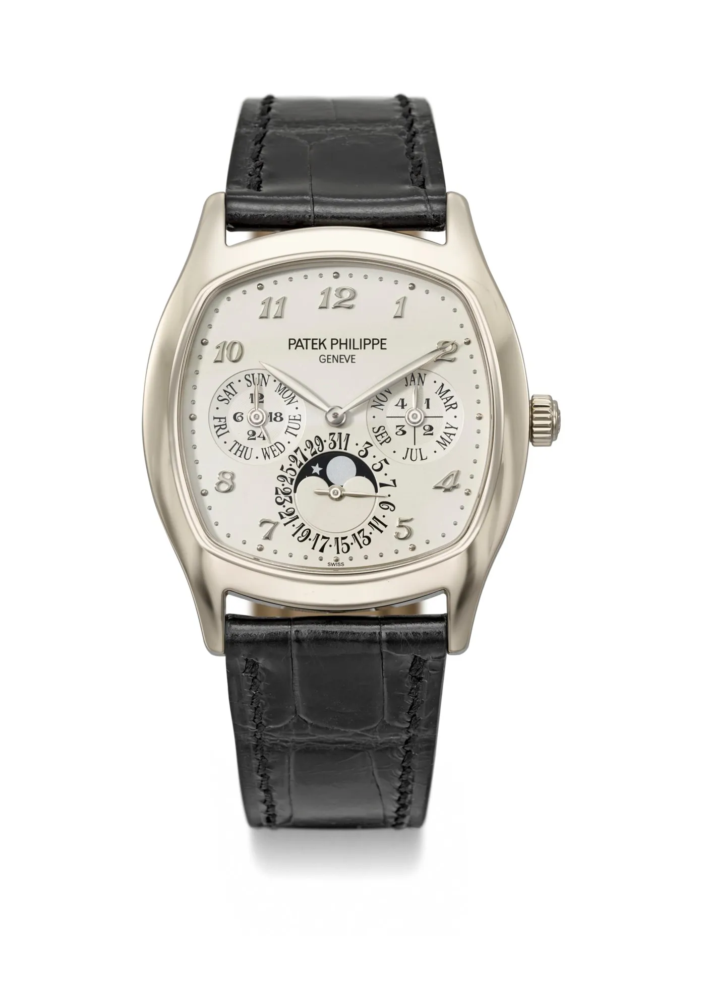 Patek Philippe Perpetual Calendar 5940G-001 37mm White gold Silver