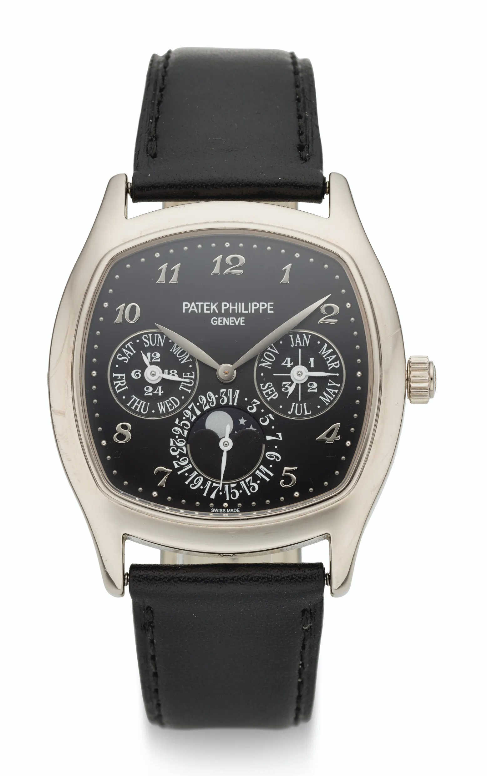 Patek Philippe Perpetual Calendar 5940G-010 37mm White gold Black