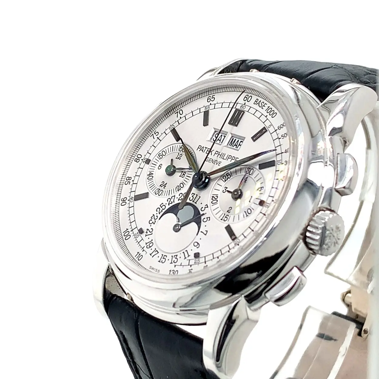 Patek Philippe Perpetual Calendar Chronograph 5970G-001 40mm White gold Silver 14